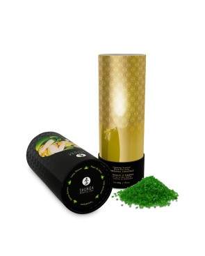 Sel de la mer morte aromatisé et moussant Fleur de Lotus 500 gr Shunga 