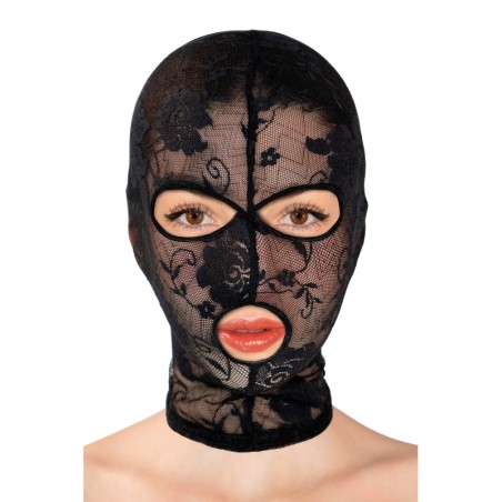 Cagoule fétichiste en dentelle Fetish Tentation