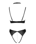 Soutien-gorge balconnet string ouvert avec chaîne amovible - Cottelli Soutien-gorge balconnet string ouvert avec chaîne amovible - Cottelli