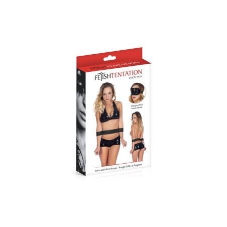 Sangles de taille menottes Fetish Tentation
