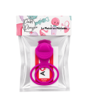 Anneau vibrant 1 seul mode de vibration très extensible rose Pocket Pleasure 1 dosette de lubrifiant Anneau vibrant 1 seul mode de vibration très extensible rose Pocket Pleasure 1 dosette de lubrifiant