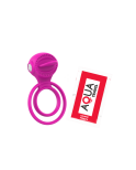Anneau vibrant 1 seul mode de vibration très extensible rose Pocket Pleasure 1 dosette de lubrifiant Anneau vibrant 1 seul mode de vibration très extensible rose Pocket Pleasure 1 dosette de lubrifiant