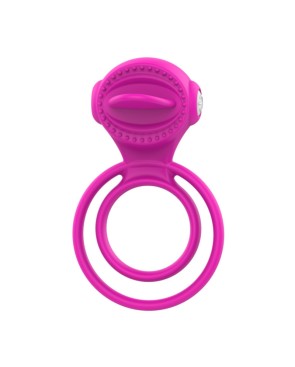 Anneau vibrant 1 seul mode de vibration très extensible rose Pocket Pleasure  1 dosette de lubrifiant