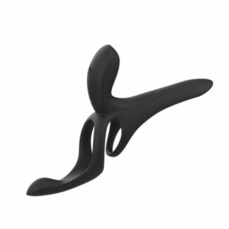 PLEASURE PIVOT Vibromasseur pour couples contrôlé par application - Noir