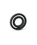 Cockring Dual ring Dorcel - Noir Cockring Dual ring Dorcel - Noir