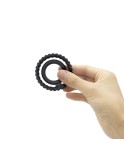 Cockring Dual ring Dorcel - Noir Cockring Dual ring Dorcel - Noir