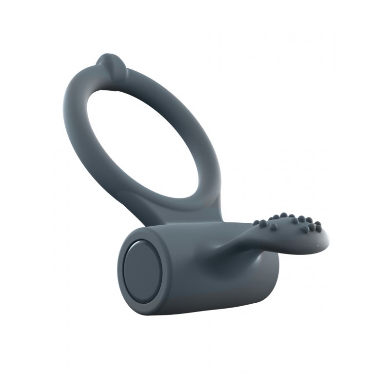 Cockring Vibrant Power Clit - Noir Cockring Vibrant Power Clit - Noir