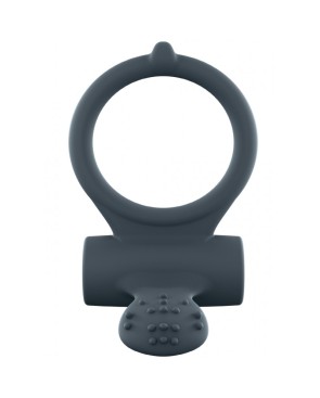 Cockring Vibrant Power Clit - Noir