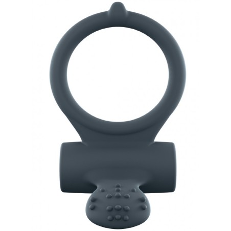 Cockring Vibrant Power Clit - Noir