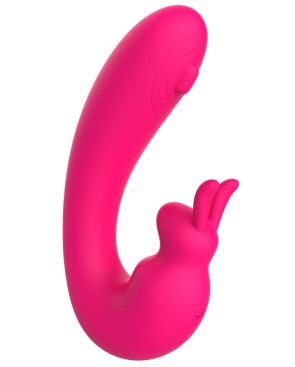Vibromasseur 2 en 1 G-spot et C-spot USB Kala rose 