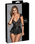 Nuisette dentelle avec menottes et string ouvert - Cottelli Nuisette dentelle avec menottes et string ouvert - Cottelli