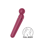 Vibromasseur wand rouge USB 60 vibrations Planet Wand-er Satisfyer Vibromasseur wand rouge USB 60 vibrations Planet Wand-er Satisfyer