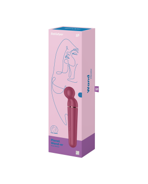 Vibromasseur wand rouge USB 60 vibrations Planet Wand-er Satisfyer 