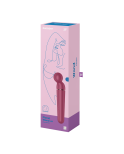 Vibromasseur wand rouge USB 60 vibrations Planet Wand-er Satisfyer Vibromasseur wand rouge USB 60 vibrations Planet Wand-er Satisfyer