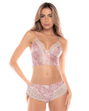 Ensemble 2 pièces rose dentelle confort et sensualité – Mapalé
