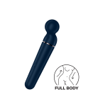 Vibromasseur wand bleu USB 60 vibrations Planet Wand-er Satisfyer Vibromasseur wand bleu USB 60 vibrations Planet Wand-er Satisfyer
