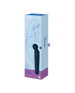 Vibromasseur wand bleu USB 60 vibrations Planet Wand-er Satisfyer 