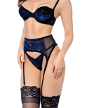 Ensemble 3 pièces Mapalé en velours floral 