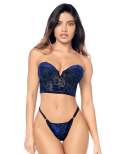 Ensemble 2 pièces Mapalé en velours floral Ensemble 2 pièces Mapalé en velours floral