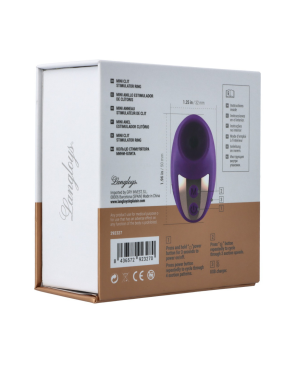 Mini stimulateur clitoridien violet pour doigt rechargeable – LANGLOYS