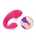 Vibromasseur de couple rose, USB avec 2 moteurs pour stimulation Point G et clitoridienne avec télécommande Vibromasseur de couple rose, USB avec 2 moteurs pour stimulation Point G et clitoridienne avec télécommande