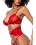 Ensemble 3 pièces rouge MAL8904RD Ensemble 3 pièces rouge MAL8904RD