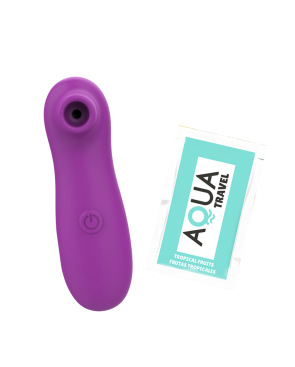 Stimulateur Clitoridien Vibrant Sans Contact Violet  1 dosette de lubrifiant — Pocket Pleasure