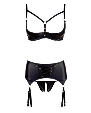Ensemble noir trois pièces 