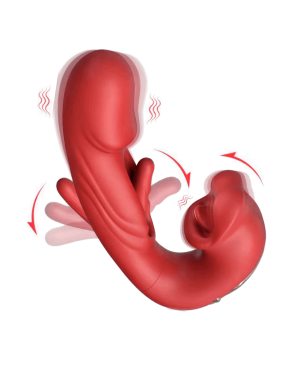 PARADISE — Vibromasseur avec Stimulateur de Clitoris | Coeur Ardent