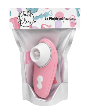 Stimulateur Clitoridien à Langue Rose 1 dosette de lubrifiant — Pocket Pleasure