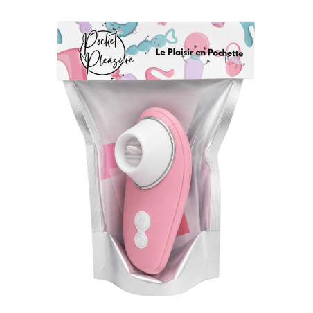Stimulateur Clitoridien à Langue Rose 1 dosette de lubrifiant — Pocket Pleasure