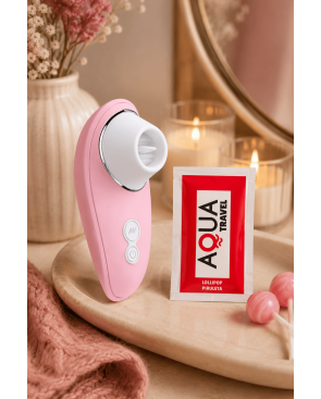 Stimulateur Clitoridien à Langue Rose  1 dosette de lubrifiant — Pocket Pleasure