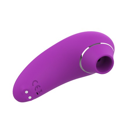 Vibromasseur clitoridien par embout de vibrations sur membrane violet USB