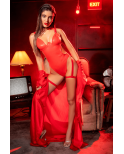 Body sexy en similicuir avec porte-jarretelles Body sexy en similicuir avec porte-jarretelles