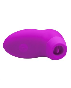 Stimulateur clitoridien avec 2 embouts interchangeable vibration sur picots et langue