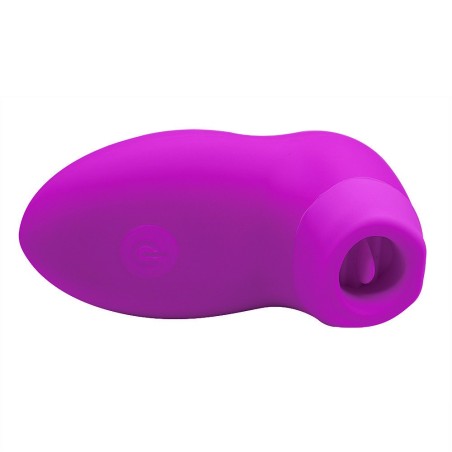 Stimulateur clitoridien avec 2 embouts interchangeable vibration sur picots et langue