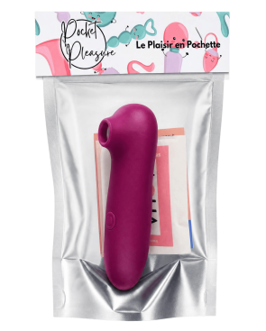 Stimulateur Clitoridien Sans Contact Violet  1 dosette de lubrifiant — Pocket Pleasure