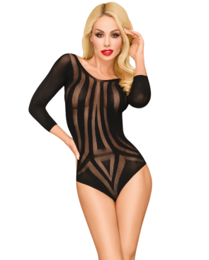 Body fantaisie manche trois quart noir Under my spell 