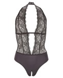 Body en dentelle noire, ouvert à l'entrejambe Body en dentelle noire, ouvert à l'entrejambe