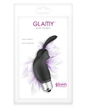 Stimulateur de clitoris vibrant noir rabbit