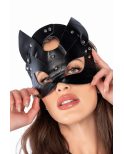 Masque félin en faux cuir - Mapalé Masque félin en faux cuir - Mapalé