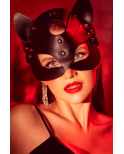 Masque félin en faux cuir - Mapalé Masque félin en faux cuir - Mapalé