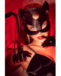 Masque félin en faux cuir - Mapalé Masque félin en faux cuir - Mapalé