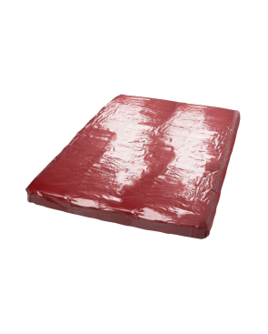 Drap de lit en vinyle rouge 200 x 230 cm