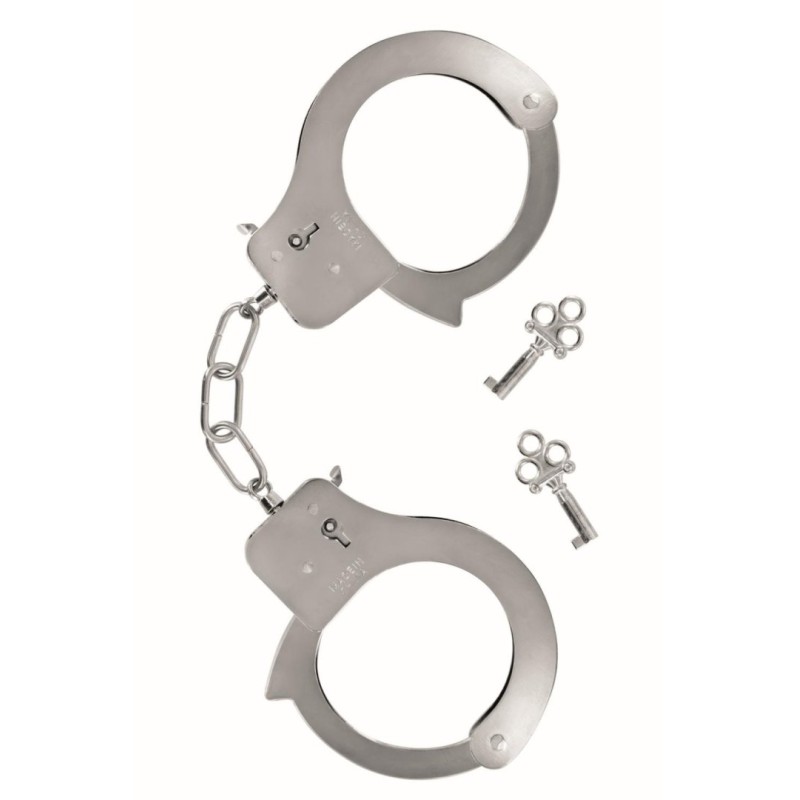 Menottes pour poignet en métal avec 2 clefs pour utilisateurs confirmés 