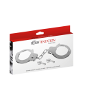 Menottes pour poignet en métal avec 2 clefs pour utilisateurs confirmés 