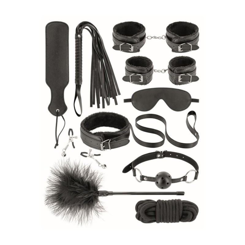 Coffret BDSM 10 produits en cuir vegan Fetish tentation Coffret BDSM 10 produits en cuir vegan Fetish tentation