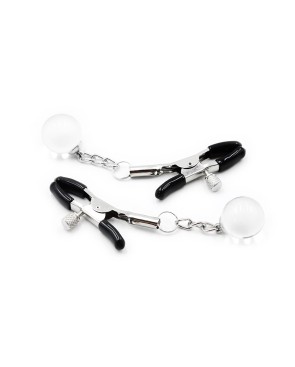 Pinces à seins réglables avec bijoux 