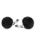 Pinces à seins avec pompoms noires Pinces à seins avec pompoms noires
