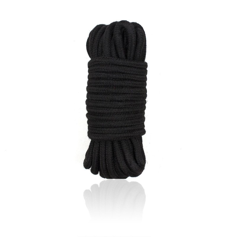 Corde bondage noir 10 mètres Corde bondage noir 10 mètres